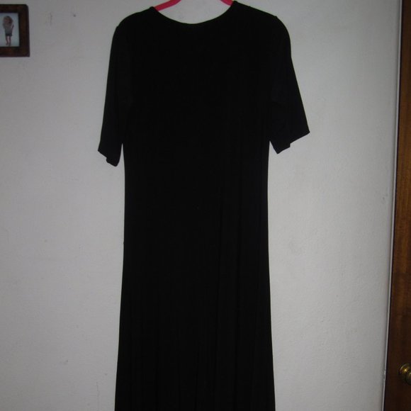 COPY - Renee' Greenstein ATTITUDES Black and Waterfall Paintbrush Colored Maxi … - Picture 3 of 13